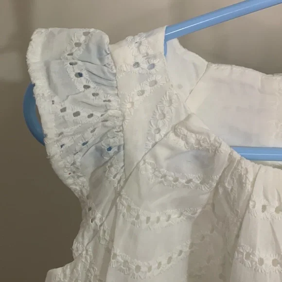 Janie and Jack EYELET DRESS Size: 2T NWOT - Picture 4 of 9